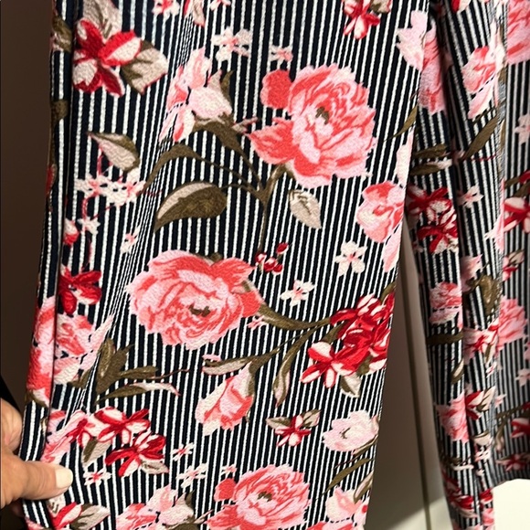 Floral Striped Boho Jumpsuit - Picture 6 of 7